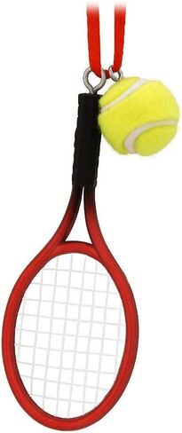 Kurt Adler D0552 Tennis Racket With Ball Christmas Ornament in Saudi Arabia