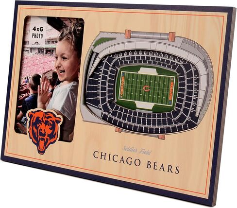 إطار صورة YouTheFan NFL Chicago Bears 3D StadiumViews in Kuwait