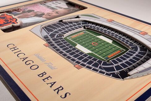 إطار صورة YouTheFan NFL Chicago Bears 3D StadiumViews in Kuwait