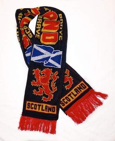 Scotland Scarf | Soccer Fan Scarf | Premium Acrylic Knit in Saudi Arabia