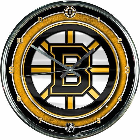 NHL Chrome Clock, 12" x 12" in Saudi Arabia