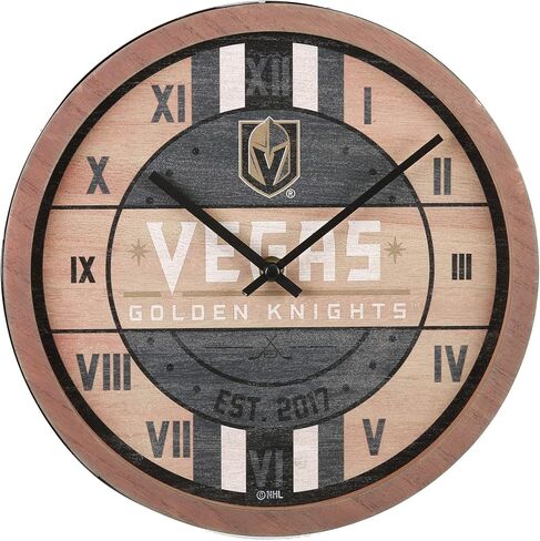 FOCO NHL Wooden Barrel Wall Clock in Saudi Arabia