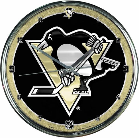 NHL Chrome Clock, 12" x 12" in Saudi Arabia