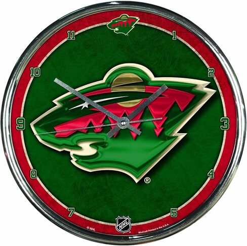 NHL Chrome Clock, 12" x 12" in Saudi Arabia