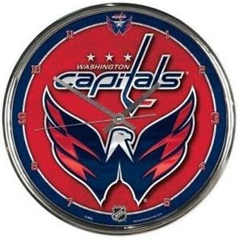 NHL Chrome Clock, 12" x 12" in Saudi Arabia