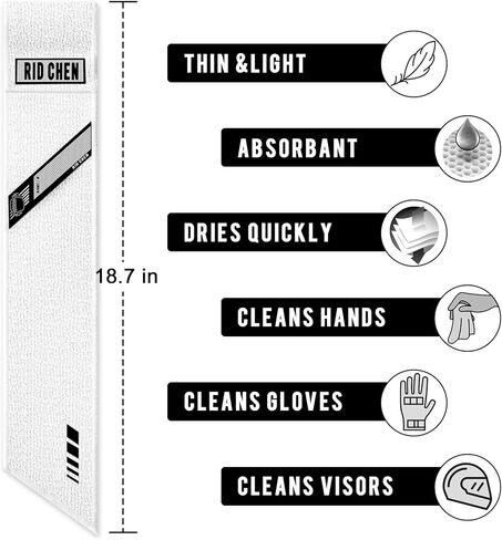 منشفة كرة القدم، منشفة رياضية لتنظيف قناع كرة القدم وقفازات - خفيفة الوزن لجميع معداتك الرياضية in Kuwait