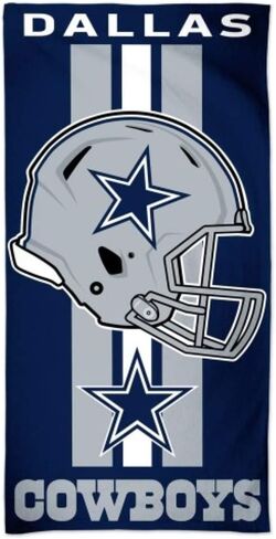 WinCraft NFL Dallas Cowboys A1874215 Fiber Beach Towel, 9 lb/30" x 60" in Saudi Arabia