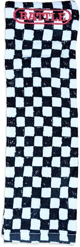 Battle Sports Football Towel- Quick-Drying Quarterback Towel, 100% Cotton and Machine Washable, Hook and Loop Closure System Attaches to All Belts in Saudi Arabia