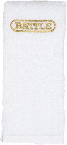 Battle Sports Football Towel- Quick-Drying Quarterback Towel, 100% Cotton and Machine Washable, Hook and Loop Closure System Attaches to All Belts in Saudi Arabia