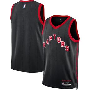 Outerstuff Toronto Raptors Black Kids Youth 8-20 Statement Edition Swingman Team Jersey