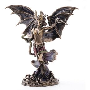 Veronese Design 9 7/8 Inch Lilith The Queen of Sheba Resin Sculpture Bronze Finish