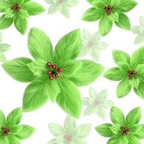 Chunyin 8 Pcs Christmas Poinsettia Plush Christmas Tree Flowers Artificial Faux Flowers Decoration Christmas Tree Picks Poinsettia Ornaments for Xmas New Year Home Outdoor Decoration(White)