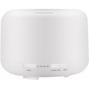 Mr Mister 1000ML Ultrasonic Aromatherapy Essential Oil Air Diffuser, Cool Mist Humidifer with 7 Color LED Light, Waterless Auto Shut-Off