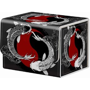 Strong Magnet Case Mtg Magic Deck Box Tcg Up to 200 Cards Creative Pattern Trading Card Storage Box for Collectible Card Games, A Squirrel With Sharp Claws