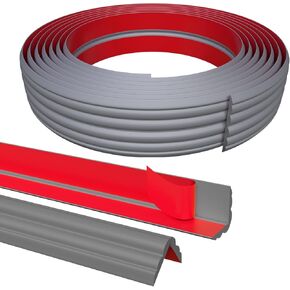 قالب تقليم مرن للزاوية الداخلية والخارجية، قالب حائط قابل للتقشير واللصق مقاس 1.6 بوصة × 20 قدمًا، واقي زاوية الجدار، واقيات زاوية ذاتية اللصق وشريط السد لزاوية حافة الجدار in Kuwait