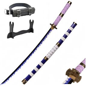 Zoro Sword Bamboo,Roronoa Zoro Swords,Zoro Cosplay Sword/enma Zoro Sword/Trafalgar Law Sword/Edward Newgate,Original Textures for Anime,Suitable for Cosplay, Decoration, Collection.