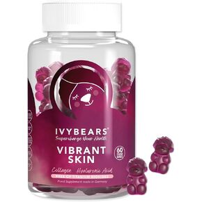 Vibrant Skin Gummies | Hyaluronic Acid & VERISOL Collagen | High-Potency Skin Hydration & Elasticity | Radiant, Youthful Glow | Vegan & Naturally Delicious