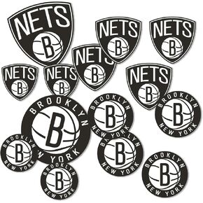 Desert Cactus Brooklyn Nets NBA Officially Licensed Sticker Vinyl Decal Laptop Water Bottle Car Scrapbook (Type 1-1)