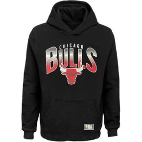Outerstuff Chicago Bulls Boys Size 6-18 Cody Team Logo Pullover Fleece Hoodie