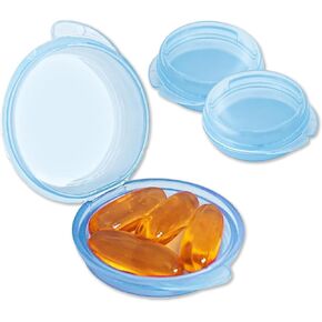3 Pack Pill Organizer,Mini Pill Box, Small Pill Case,Medicine Pill Organizer 1 Time a Day, Weekly Pill Organizer, Pill Container, Pill Holder, Daily Pill Organizer Travel Pill Organizer(Black)