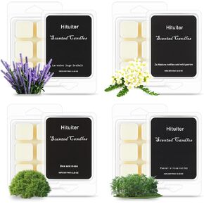Wax Melts, Wax Melt Warmer Cubes, Wax Warmer Cubes, Scented Wax Melts Wax Cubes Strong Scent Gain Original Scent, 4packs，4cubes Each, Air Freshener