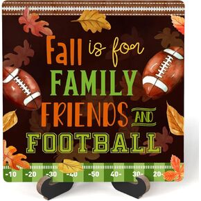 Fall Farmhouse Decor For Home, Fall Tiered Tray Decor, Thankful Grateful Blessed Sign, Fall Kitchen Living Room House Desk Decor, Thanksgiving Table Decorations, Set Of 1 Wooden Sign With Stand -n07