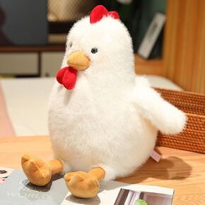 Chicken Stuffed Animal Plush Chicken Pillow Toys Hen Stuffed Farm Animal Plush Doll Soft Chicken Plush Sleeping Pillow Gifts for Kids Birthday Decoration
