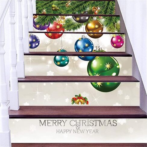 110 Pcs Christmas Santa Window Clings,9 Sheets Blue Christmas Window Stickers Decorations,Xmas Elk Snowman Window Stickers Santa Christmas Window Decals for Home Deer Santa Claus and Snowflakes in Saudi Arabia