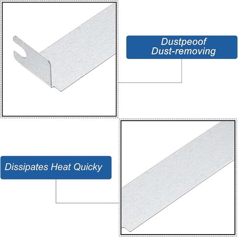 MECCANIXITY 12PCS Silvery PCI Slot Cover Dust Filter, Blanking Plate Ventilation Deflector Bracket Expansion for Computer Cases in Saudi Arabia