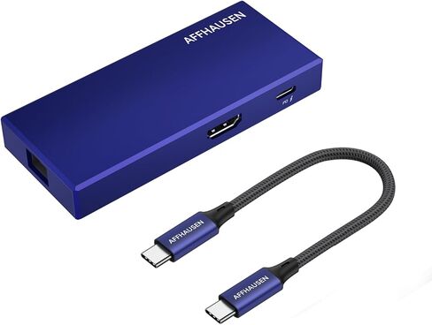 AFFHAUSEN USB-C Hub (3 in 1) HM02, with 4K UHD HDMI Port, USB-A 5 Gbps Data Port, and USB-C with 100W Power Delivery Port for iPad, MacBook Pro, iPhone 15 Pro, XPS, and More in Kuwait