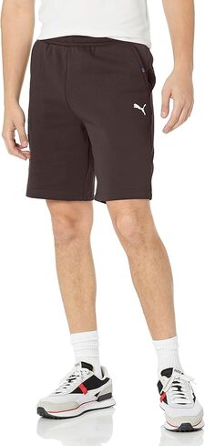 PUMA Men's Standard BMW MMS ESS Shorts Fleece, Medium Gray Heather, Large in Saudi Arabia