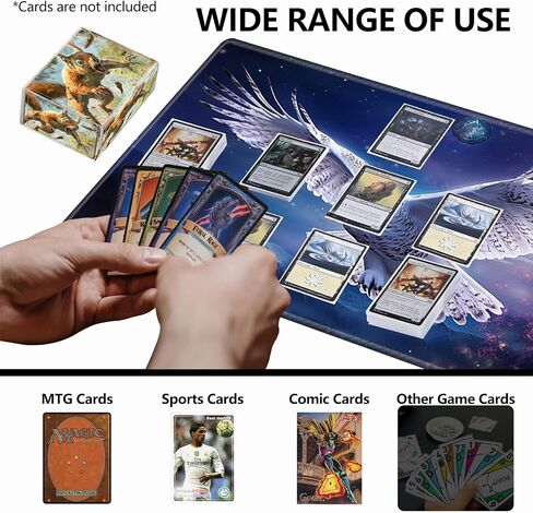 Strong Magnet Case Mtg Magic Deck Box Tcg Up to 200 Cards Creative Pattern Trading Card Storage Box for Collectible Card Games, A Squirrel With Sharp Claws in Kuwait