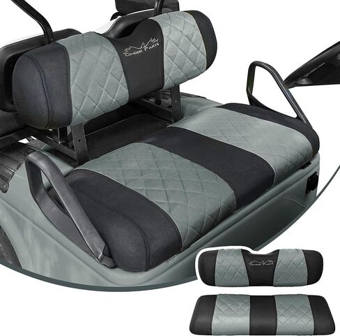 Golf Cart Seat Covers for EZGO TXT and RXV Golf Carts.Breathable and Washable Sandwich Mesh Air Spacer.Renew Your Golf Cart. (Grey/Black) in Saudi Arabia