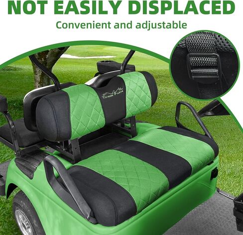 Golf Cart Seat Covers for EZGO TXT and RXV Golf Carts.Breathable and Washable Sandwich Mesh Air Spacer.Renew Your Golf Cart. (Grey/Black) in Saudi Arabia
