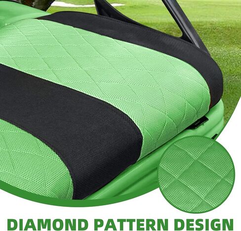 Golf Cart Seat Covers for EZGO TXT and RXV Golf Carts.Breathable and Washable Sandwich Mesh Air Spacer.Renew Your Golf Cart. (Grey/Black) in Saudi Arabia