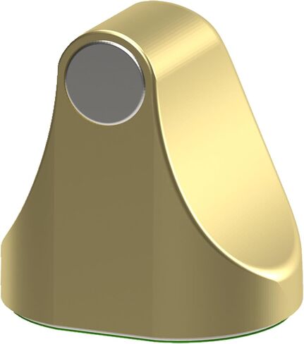COMFORT DOOR Magnetic Door Stopper for Bottom of Door | Door Catch | No Drilling | Door Holder Floor Mount | Wall Protector | Small | Strong Adhesive | for Home, Bedroom, Office, Kitchen | Gold in Saudi Arabia