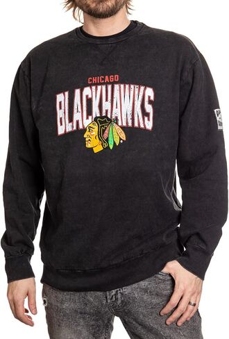 Calhoun NHL Surf & Skate Unisex Acid Wash Ultra-Soft Crewneck Sweatshirt in Kuwait