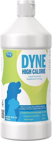 Pet-Ag Dyne High Calorie Liquid Nutritional Supplement for Dogs & Puppies 8 Weeks and Older - 32 oz, Pack of 2 - Supports Performance and Endurance - Sweet Vanilla Flavor in Saudi Arabia