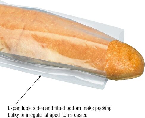 أكياس بولي من تيب لوجيك TLPB1525، 2 مل، 3 بوصة × 2 بوصة × 8 بوصة، شفافة (عبوة من 1000 كيس) in Kuwait