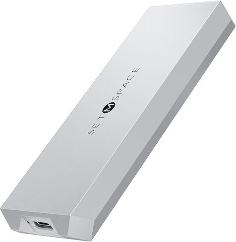 حافظة الومنيوم M.2 NVME SSD 20 جيجابايت في الثانية UASP USB C من سيت سبيس - ذهبي وردي in Kuwait