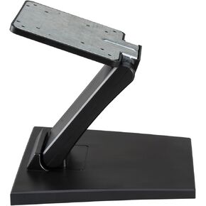 Single Adjustable LCD Monitor Stand Mount Folding VESA Monitor Desk Stand with VESA Hole 75x75mm 100x100mm (White)