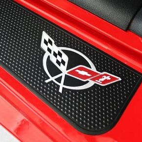 1997-2004 Corvette Door Sill Decal Silver