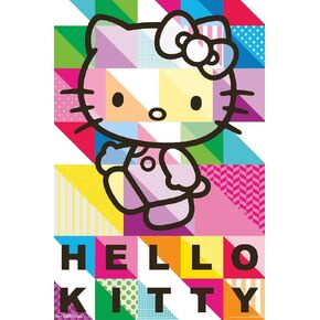Trends International Hello Kitty - Patterns Wall Poster, 22.375" x 34", Unframed Version