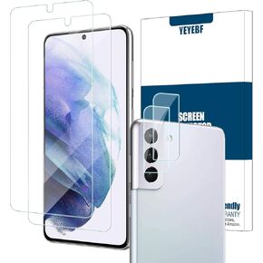 YEYEBF Galaxy A32 5G HD Clear Tempered Glass Screen Protector, [2 Pack] [3D Glass] [Bubble-Free] [Anti-Glare] Screen Protector Glass For Samsung Galaxy A32 5G