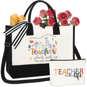 هدايا عيد الميلاد الخمسين للنساء، هدايا عيد الأم، حقيبة حمل الشاطئ للنساء 1974، حقيبة حمل وحقيبة مكياج مع حقيبة مدرسية بسحاب للأم والجدة in Kuwait