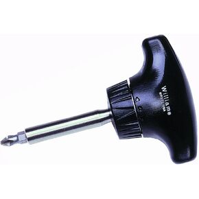 Williams JHWWRS-1 Magnetic Multi-bit Ratcheting Screwdriver, 9-Inch
