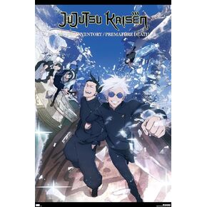 Trends International Jujutsu Kaisen: الموسم 2 - ملصق حائط فني رئيسي للجرد المخفي، 22.37 بوصة × 34.00 بوصة، نسخة غير مؤطرة