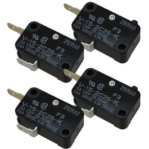اومرون V-15-2C26-K (عبوة من 4) مفاتيح أساسية/إطباقية، مفتاح أساسي مصغر