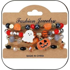 Bohemian Bracelets for Women Stretch Multilayer Colorful Beads Bracelet with Charm Jewelry Surfer Heishi Bracelets Elastic Layering Friendship Bracelets Boho Summer Beach Jewelry