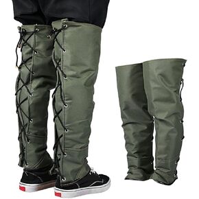 Outdoor Leg Gaiters, Bite Snake Guard Leg Protection Sailcloth Gaiter Leg Cover for Hiking Camping Hunting Outdoor